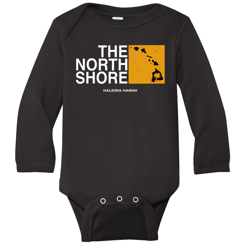 North Shore Haleiwa Hawaii Long Sleeve Baby Bodysuit | Artistshot