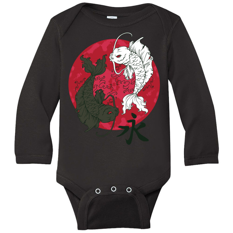 Coy Fish Long Sleeve Baby Bodysuit | Artistshot