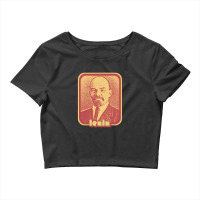 Vladimir Lenin Retro Aesthetic Fan Art Design Crop Top | Artistshot