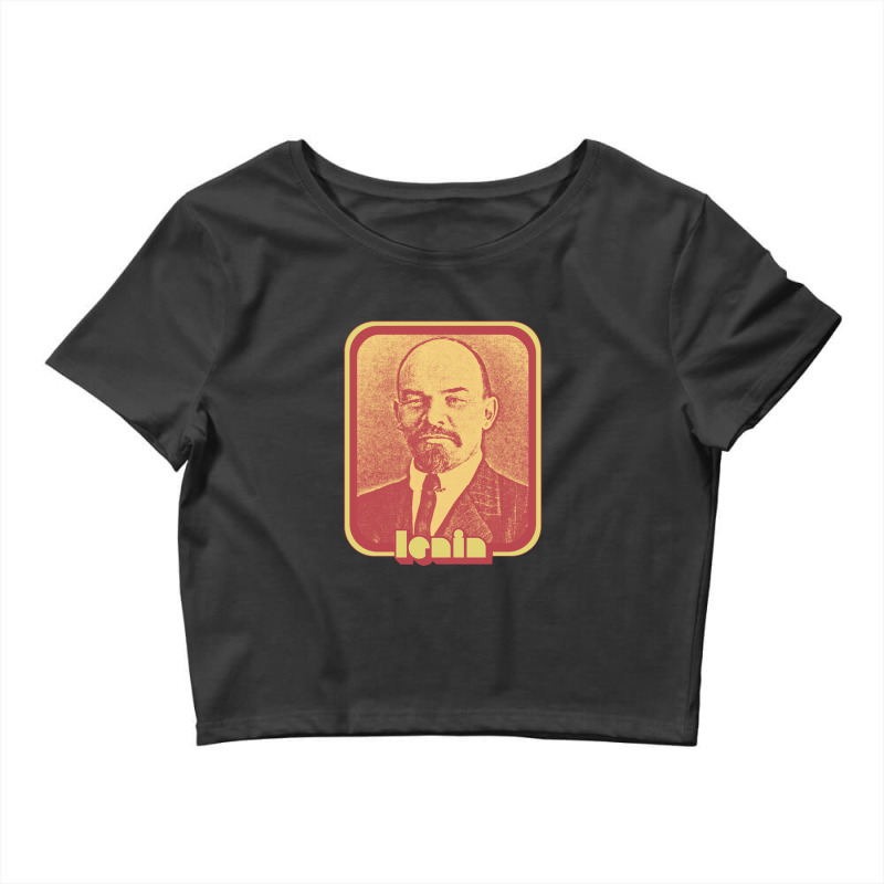 Vladimir Lenin Retro Aesthetic Fan Art Design Crop Top by oragumun | Artistshot