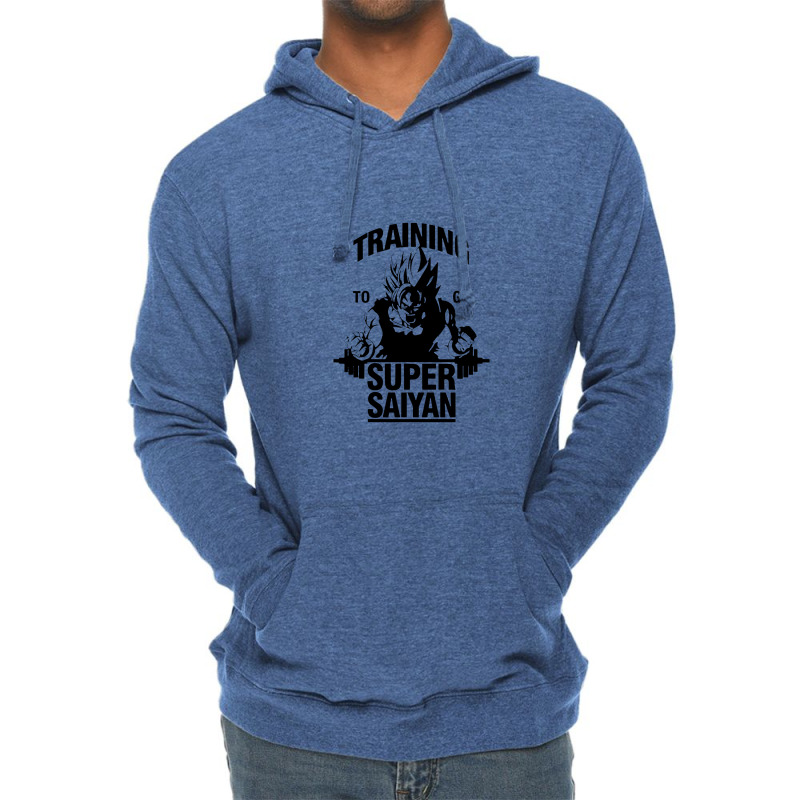 Training To Go Super Saiyan Lightweight Hoodie by sinimain | Artistshot