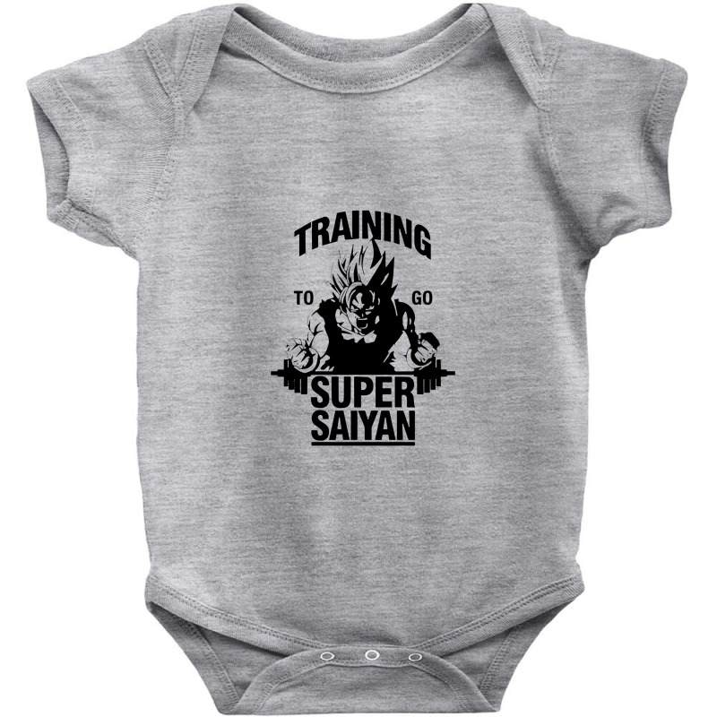 Training To Go Super Saiyan Baby Bodysuit by sinimain | Artistshot