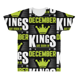 Kings Are Born In December All Over Men's T-shirt | Artistshot
