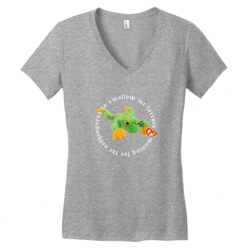 Waiting For The Nothingness 90s Kid Nihilism Women's V-Neck T-Shirt by oragumun | Artistshot