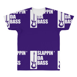 bass guitar funny music t shirt slappin da bass t shirt gifts for dad All Over Men's T-shirt | Artistshot