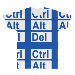 control alt delete All Over Men's T-shirt | Artistshot
