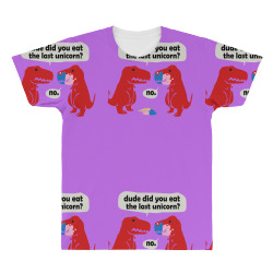 dino last unicorn girls All Over Men's T-shirt | Artistshot