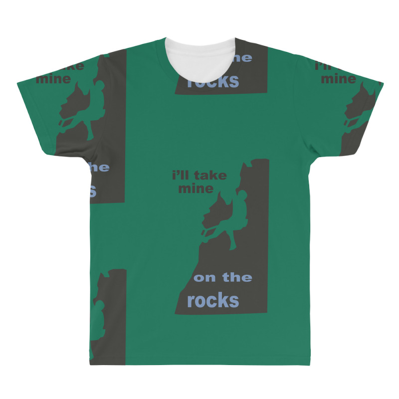 I'll Take Mine On The Rocks All Over Men's T-shirt | Artistshot