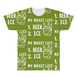 bucket list beer ice All Over Men's T-shirt | Artistshot