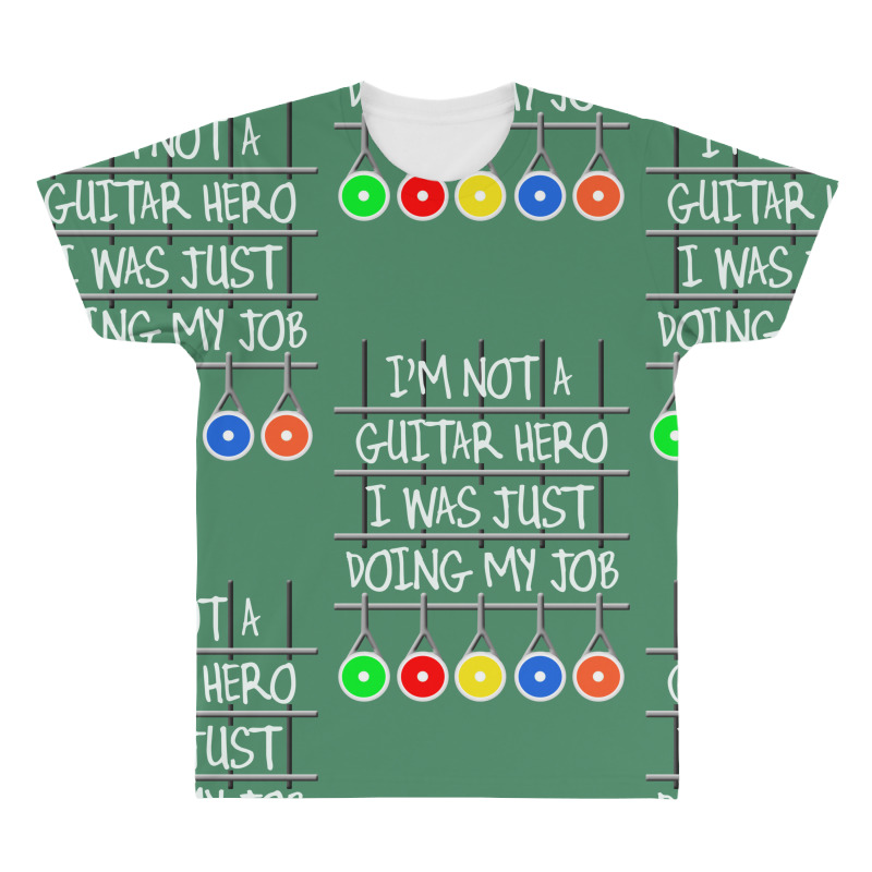 Im Not A Guitar Hero I Was Just Doing My Job All Over Men's T-shirt | Artistshot