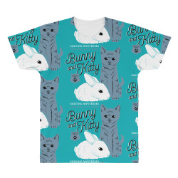 bunny and kitty All Over Men's T-shirt | Artistshot