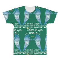 My Father In Law Is My Guardian Angel All Over Men's T-shirt | Artistshot