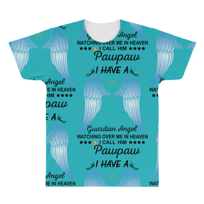 My Pawpaw Is My Guardian Angel All Over Men's T-shirt | Artistshot