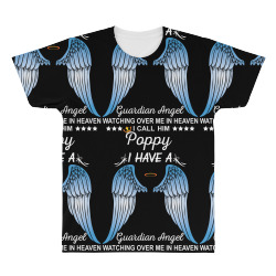 My Poppy Is My Guardian Angel All Over Men's T-shirt | Artistshot
