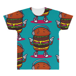 burger boogie All Over Men's T-shirt | Artistshot