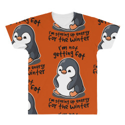 chubby penguin All Over Men's T-shirt | Artistshot
