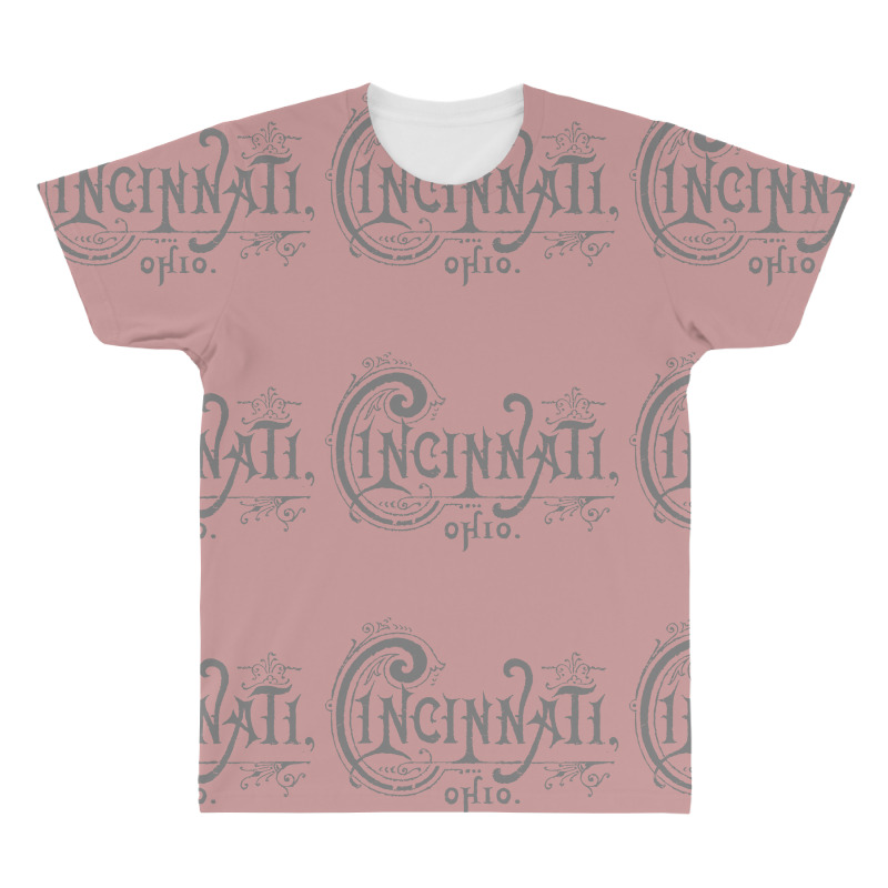 Cincinnati All Over Men's T-shirt | Artistshot