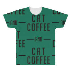 coffee and cat All Over Men's T-shirt | Artistshot