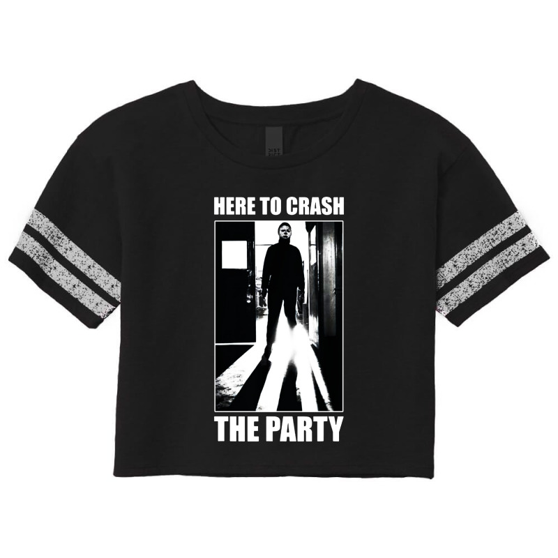 Halloween Here To Crash Scorecard Crop Tee by Soragoi | Artistshot