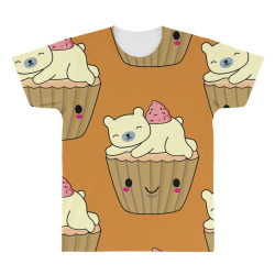 cool polar bear cupcake t shirt All Over Men's T-shirt | Artistshot