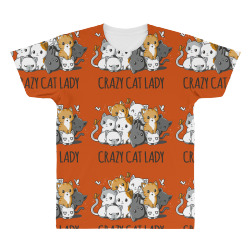 crazy cat lady (4) All Over Men's T-shirt | Artistshot