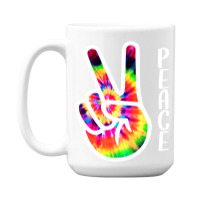 Hand Peace Sign 15 Oz Coffee Mug | Artistshot