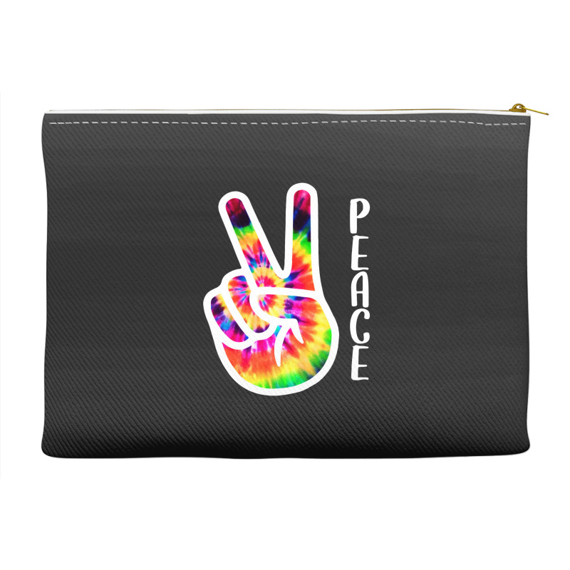 Hand Peace Sign Accessory Pouches | Artistshot