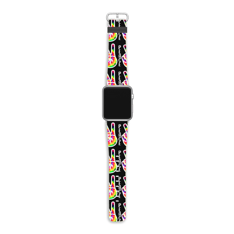 Hand Peace Sign Apple Watch Band | Artistshot