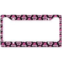 Howdy Y'all Pink Cowboy License Plate Frame | Artistshot