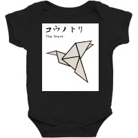 Origami Bird The Stork Baby Bodysuit | Artistshot