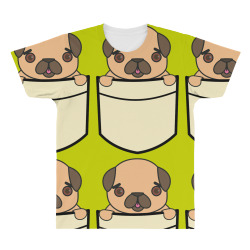 cute pocket pug All Over Men's T-shirt | Artistshot