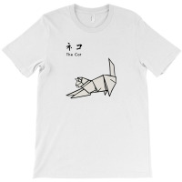 Japanesse Origami Cat T-shirt | Artistshot