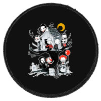 Park Horror Movie Park Halloween Round Patch | Artistshot