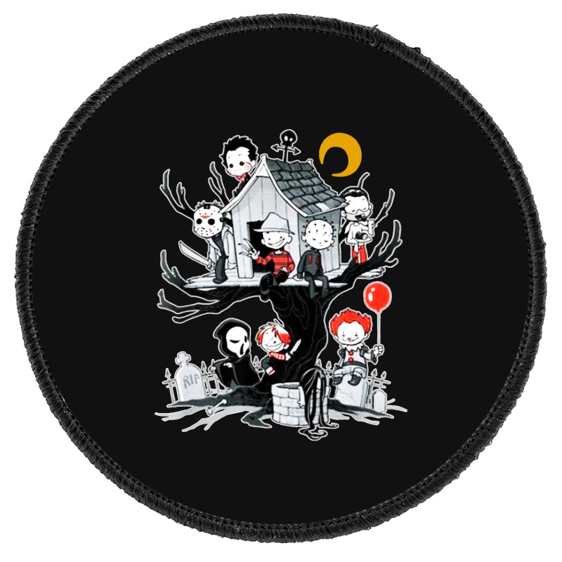 Park Horror Movie Park Halloween Round Patch | Artistshot