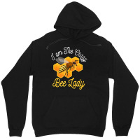 Bee Beekeeper Honey Bee Beekeeper I Am The Crazy Bee Lady Bees 494 Hiv Unisex Hoodie | Artistshot