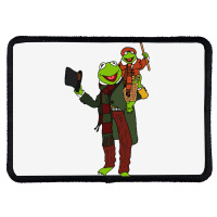 Frog Christmas Carol Rectangle Patch | Artistshot