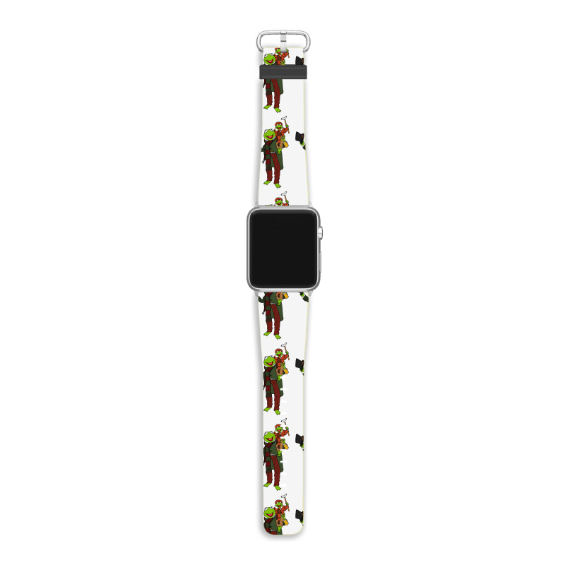 Frog Christmas Carol Apple Watch Band | Artistshot