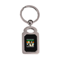 Movies Halloween Silver Rectangle Keychain | Artistshot