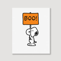 Boo Halloween Portrait Canvas Print | Artistshot