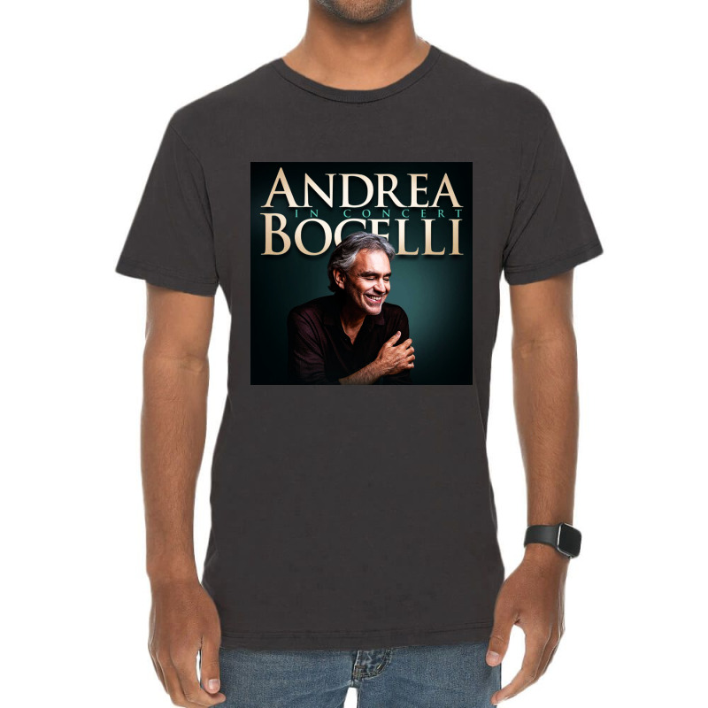 Andrea Bocelli -  Italian Operatic Tenor And Multi-instrumentalist Vintage T-Shirt by whisker | Artistshot