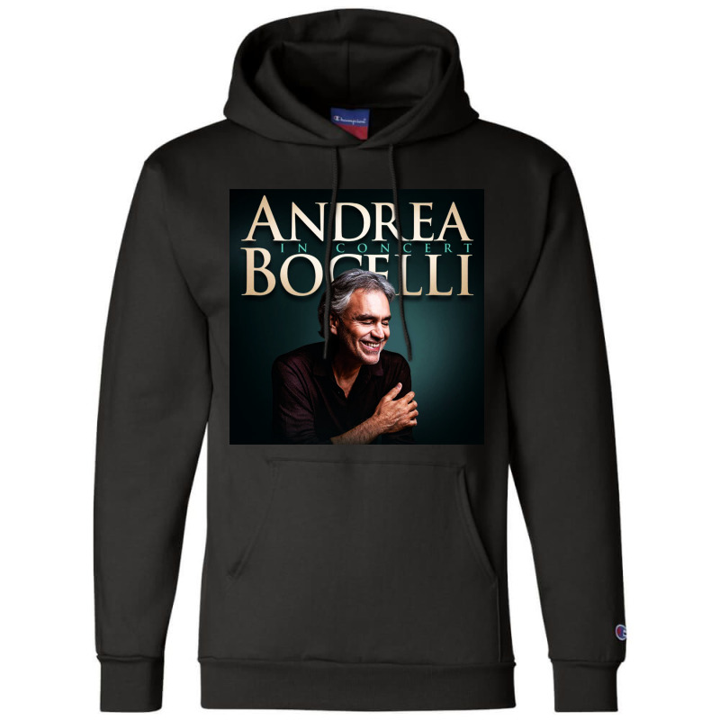 Andrea Bocelli -  Italian Operatic Tenor And Multi-instrumentalist Champion Hoodie by whisker | Artistshot