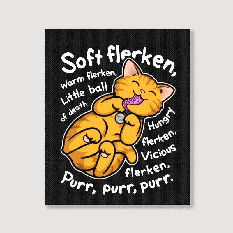 Soft Flerken Portrait Canvas Print | Artistshot