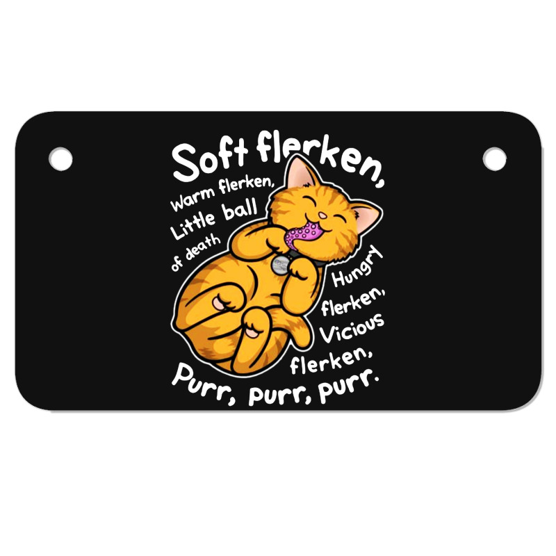 Soft Flerken Motorcycle License Plate | Artistshot