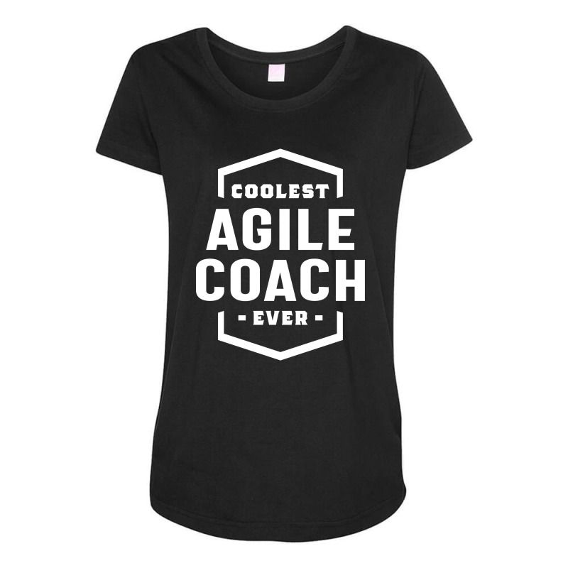 Agile Coach Occupation Job Title Maternity Scoop Neck T-shirt by cidolopez | Artistshot