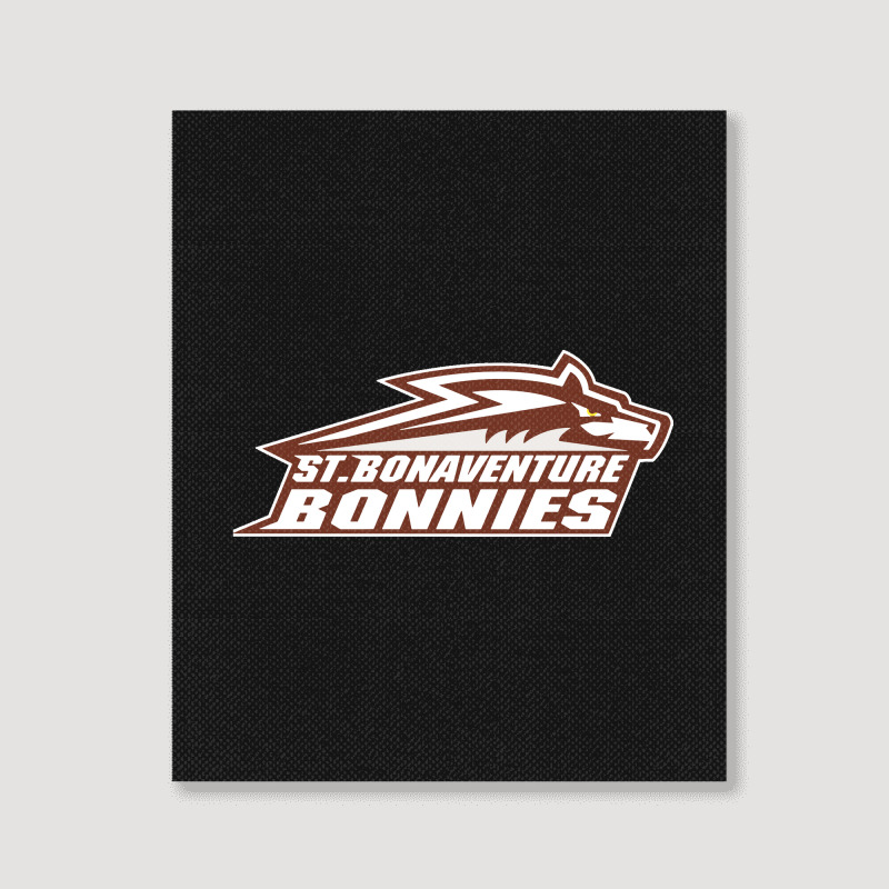 St Bonaventure Bonnies Portrait Canvas Print | Artistshot