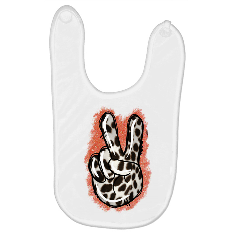 Dalmatians Skin Peace Sign Baby Bibs | Artistshot