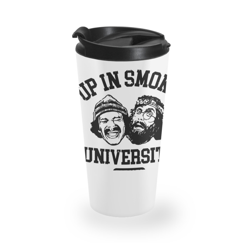 Up In Smoke University Travel Mug | Artistshot