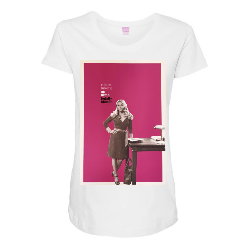 1 Legally Blonde (french New Wave) Maternity Scoop Neck T-shirt by traftonmazie | Artistshot