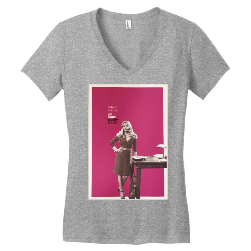 1 Legally Blonde (french New Wave) Women's V-Neck T-Shirt by traftonmazie | Artistshot