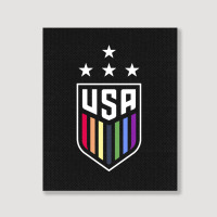 Uswnt Lgbtq Portrait Canvas Print | Artistshot